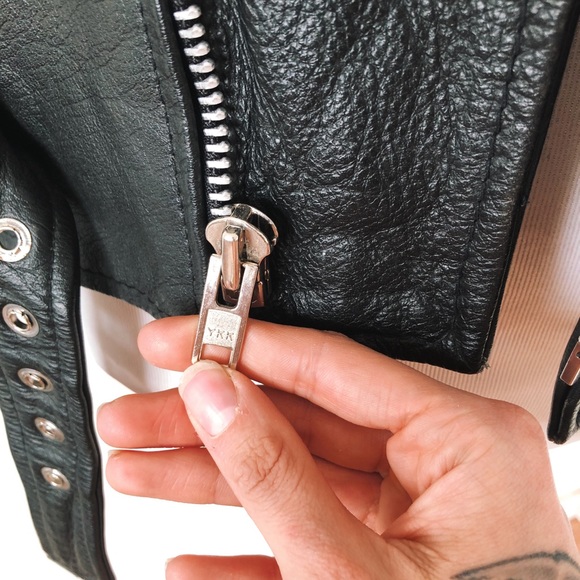 Vintage 70s 80s Leather Motorcycle Jacket / Ramones Moto Jacket / Punk Jacket - Picture 10 of 10